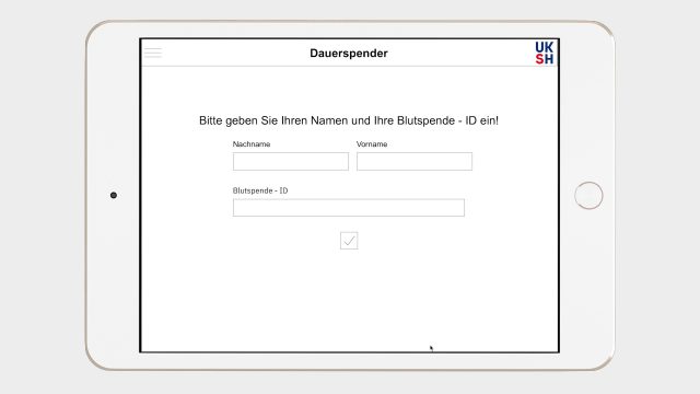 Digitalisierung der Blutspende